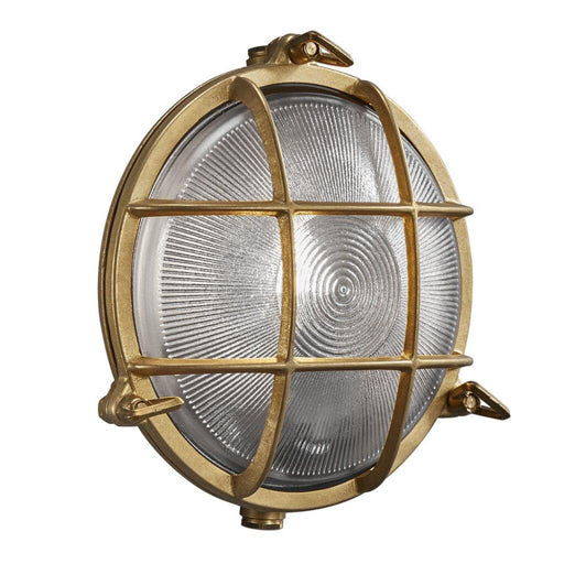 Buy Bunker Lights Australia Polperro 1 Light Bunker Light Brass - 49021035