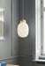 Buy Pendant Lights Australia Raito 22 Small Oval Pendant Opal White - 48043001
