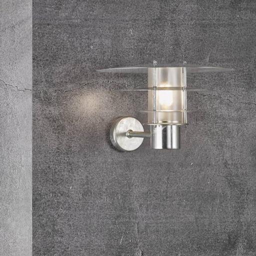 Buy Exterior Wall Lights Australia Bastia 1 Light Wall Light Large Galvanized - 2118051031