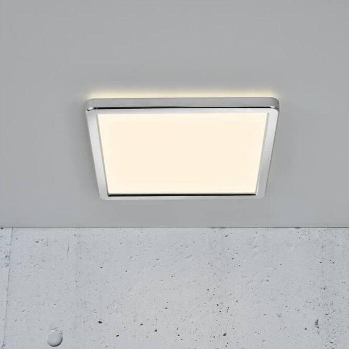 Buy LED Oyster Lights Australia Oja 14.5W Dual Colour IP54 Square LED Oyster Light Chrome - 2015066133