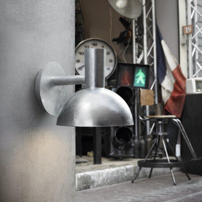 Buy Exterior Wall Lights Australia Arki 1 Light Small Wall Light Galvanized - 75181031