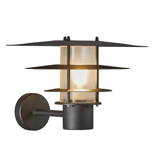 Buy Exterior Wall Lights Australia Bastia 1 Light Wall Light Large Black - 2118051003