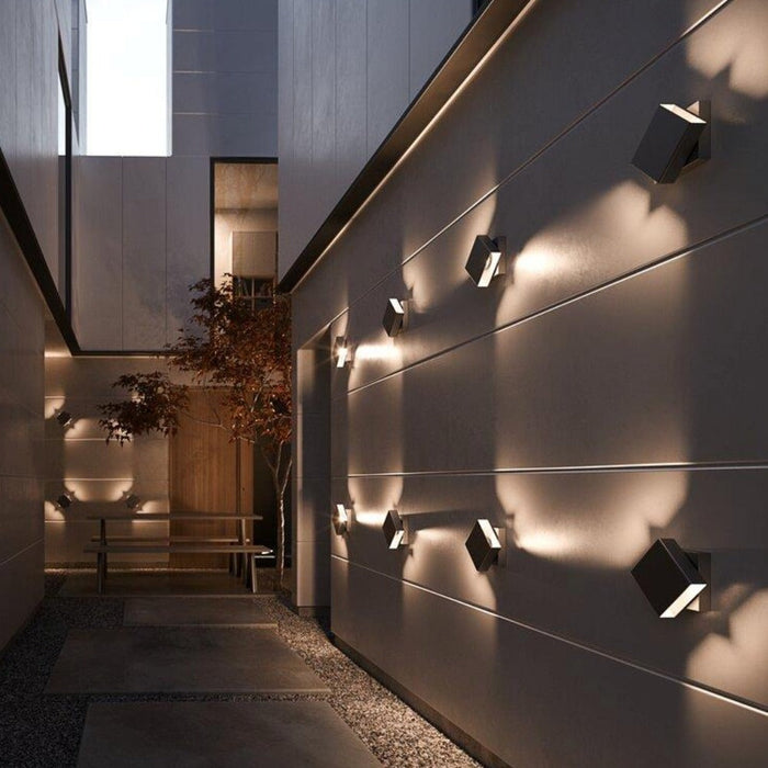 Buy Exterior Wall Lights Australia Turn LED Wall Light Black - 2019061003
