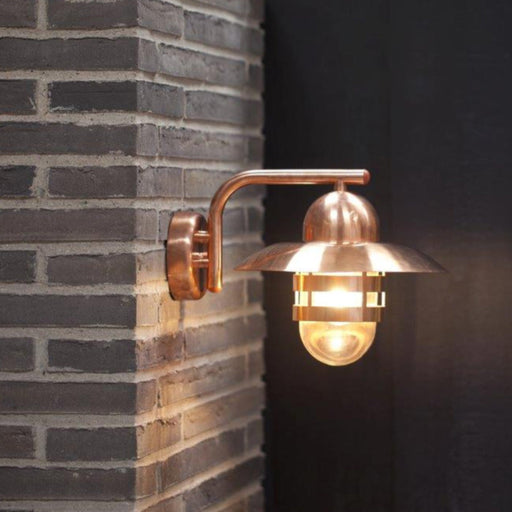 Buy Exterior Wall Lights Australia Nibe Exterior Wall Light Copper - 24981030
