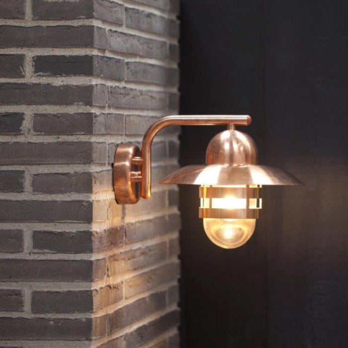 Buy Exterior Wall Lights Australia Nibe Exterior Wall Light Copper - 24981030
