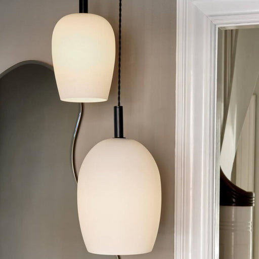 Buy Pendant Lights Australia Uma 1 Light Medium Pendant Opal White - 2112723001