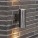 Buy Up / Down Wall Lights Australia Tin Maxi Up/Down Wall Light Stainless Steel - 21519934