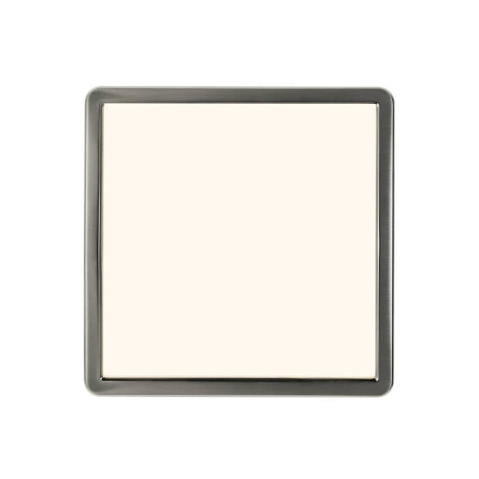 Buy LED Oyster Lights Australia Oja 14.5W Dual Colour Square LED Oyster Light Brushed Nickel - 2015056155