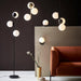 Buy Pendant Lights Australia Lilly 3 Light Pedant Black & Opal White - 48603003