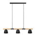 Buy Island Pendant Lights Australia Theo 3 Light Island Pendant Black - 2112603003