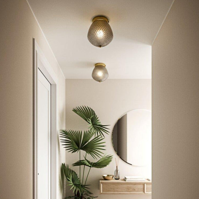 Buy Flush Mount Lights Australia Orbiform 1 Light Flush Mount Light Brass - 2010656047
