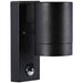Buy Security Wall Lights Australia Tin Maxi Sensor 1 Light Wall Light Black - 21509103