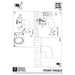 Buy Exterior Wall Lights Australia Front Single 1 Light Wall Light White - 46801001