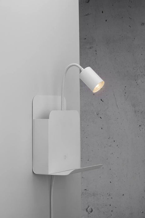 Buy Bedside Reading Lights Australia Roomi 1 Light Wall Light White - 2112551001