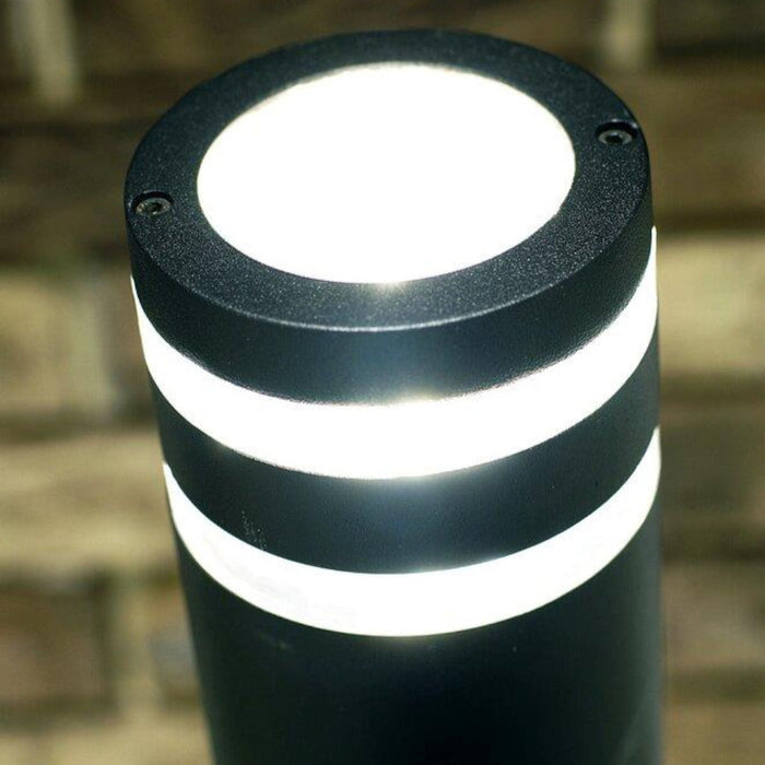 Buy Bollard Lights Australia Focus 37 Small Bollard Light Black - 874523