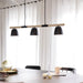 Buy Island Pendant Lights Australia Theo 3 Light Island Pendant Black - 2112603003