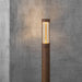 Buy Bollard Lights Australia Helix 1 Light Bollard Light Corten - 77499938