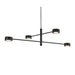 Buy LED Pendants Australia Clyde 4 Light LED Pendant Black - 2010803003