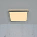 Buy LED Oyster Lights Australia Oja 14.5W Dual Colour Square LED Oyster Light Brushed Nickel - 2015056155