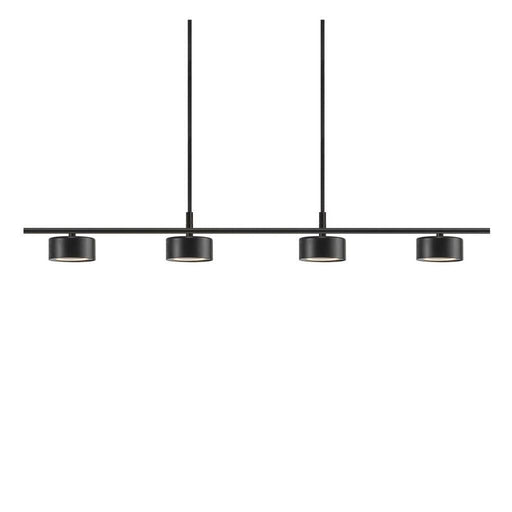 Buy Island Pendant Lights Australia Clyde 4 Light LED Island Pendant Black - 2010813003