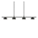 Buy Island Pendant Lights Australia Clyde 4 Light LED Island Pendant Black - 2010813003