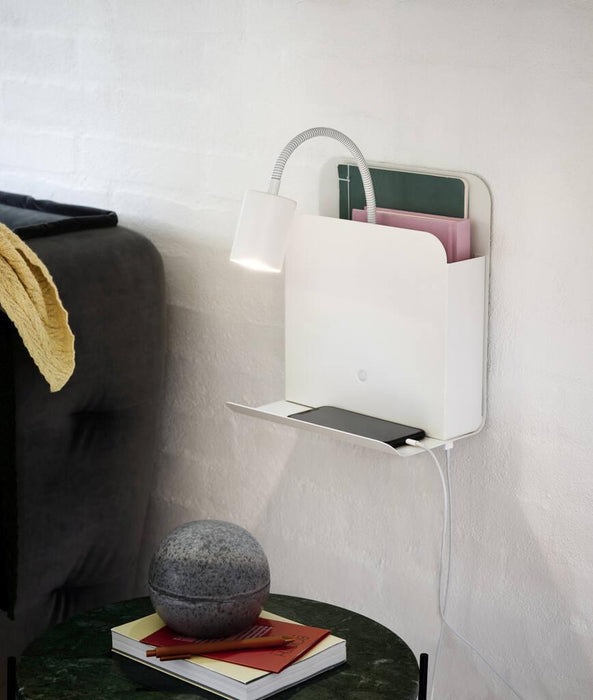 Buy Bedside Reading Lights Australia Roomi 1 Light Wall Light White - 2112551001