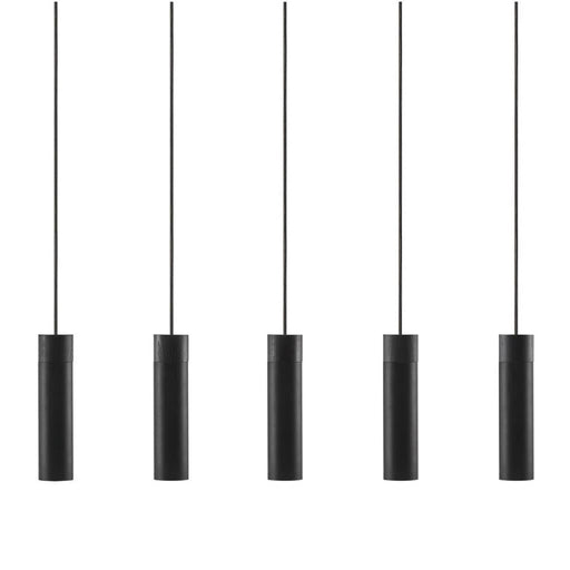 Buy Island Pendant Lights Australia Tilo 5 Light Island Pendant Black - 2010483003