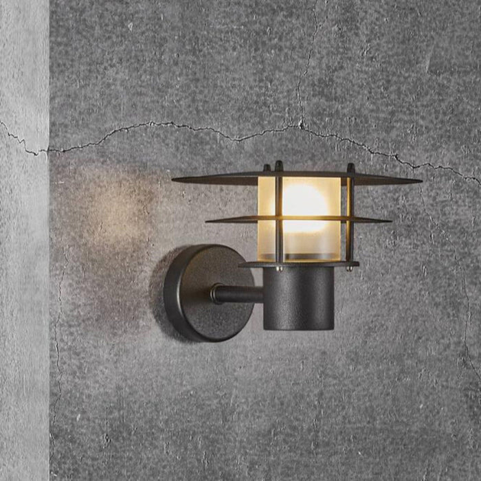 Buy Exterior Wall Lights Australia Bastia 1 Light Wall Light Small Black - 2118041003