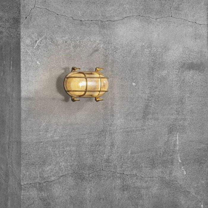 Buy Bunker Lights Australia Helford 1 Light Bunker Light Brass - 49031035