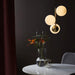 Buy Pendant Lights Australia Lilly 3 Light Pedant Brass & Opal White - 48603035