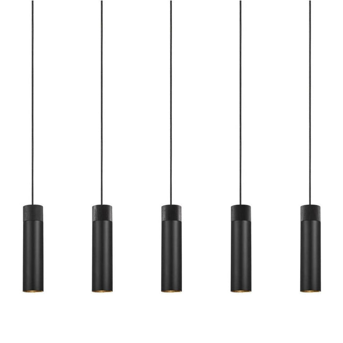Buy Island Pendant Lights Australia Tilo 5 Light Island Pendant Black - 2010483003