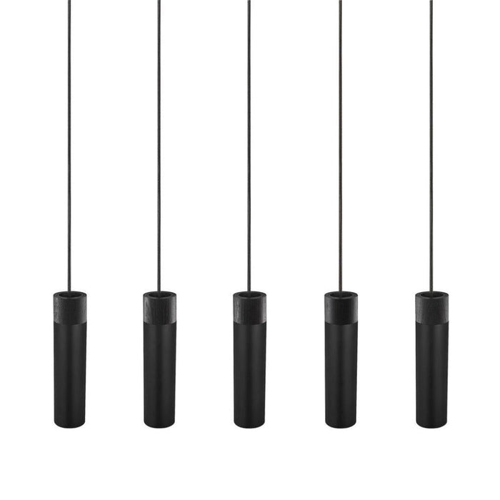 Buy Island Pendant Lights Australia Tilo 5 Light Island Pendant Black - 2010483003