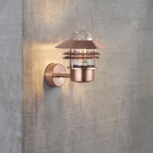 Buy Exterior Wall Lights Australia Blokhus 1 Light Wall Light Copper - 25011030