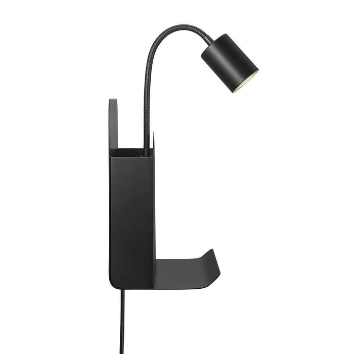 Buy Bedside Reading Lights Australia Roomi 1 Light Wall Light Black - 2112551003