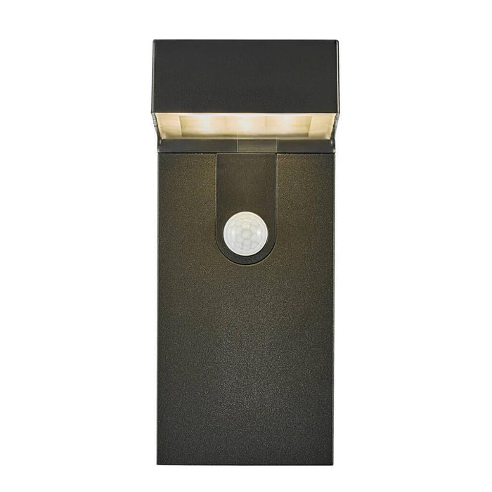 Buy Security Wall Lights Australia Alya Solar LED Wall Light With Sensor Black  - 2118231003