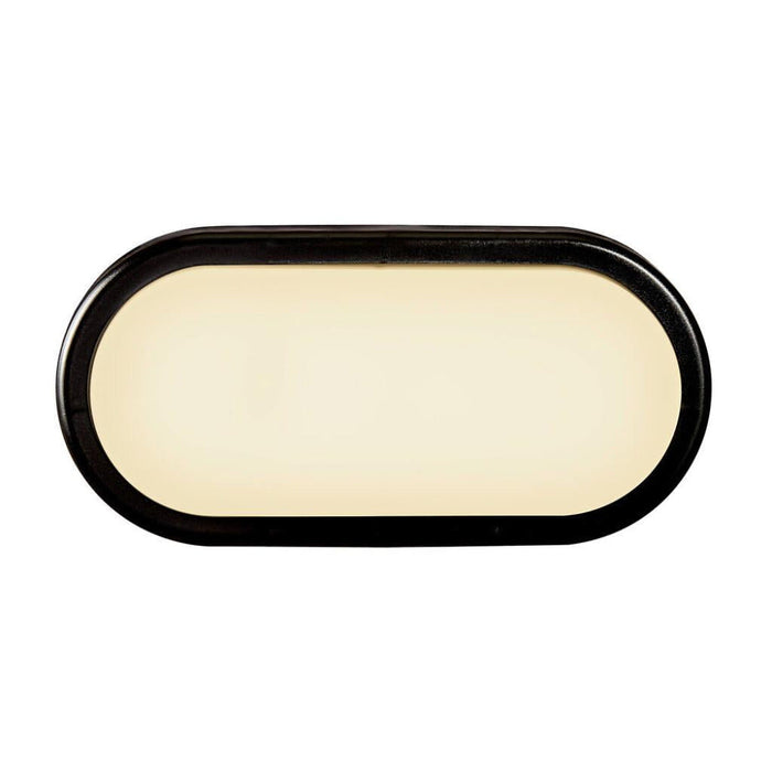 Buy LED Bunker Lights Australia Cuba 14W Oval LED Bunker Light Black - 2019191003
