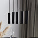 Buy Island Pendant Lights Australia Tilo 5 Light Island Pendant Black - 2010483003