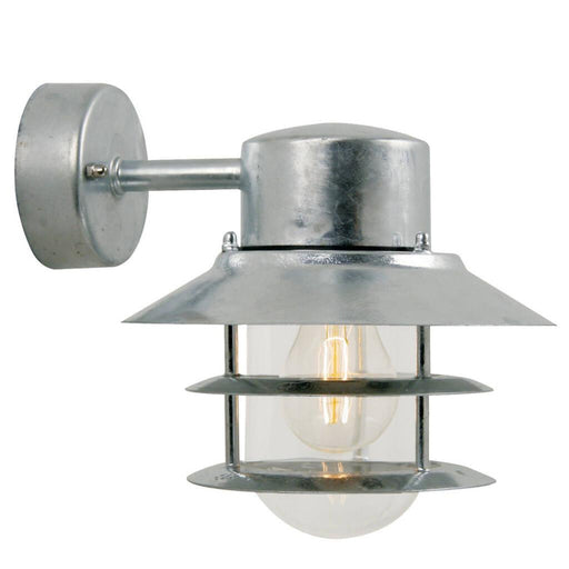 Buy Exterior Wall Lights Australia Blokhus 1 Light Downward Wall Light Galvanized - 25051031