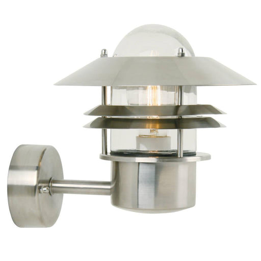Buy Exterior Wall Lights Australia Blokhus 1 Light Wall Light Stainless Steel - 25011034