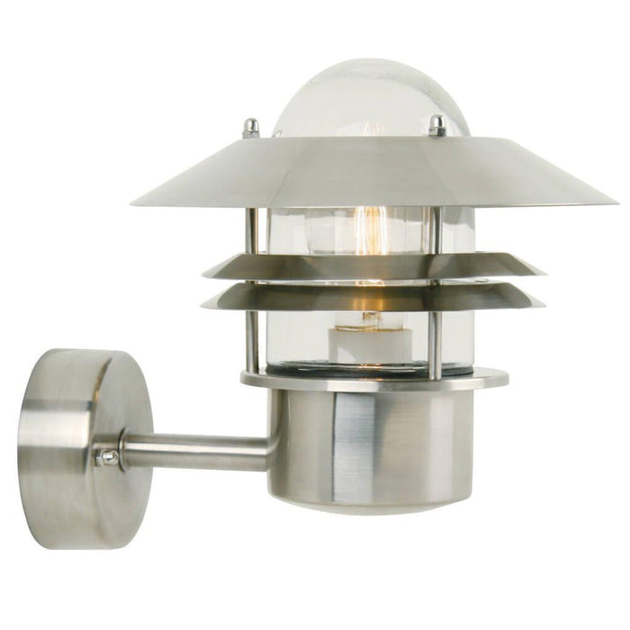 Buy Exterior Wall Lights Australia Blokhus 1 Light Wall Light Stainless Steel - 25011034