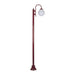 Buy Post Lights Australia Lisbon Post Light Down Bracket H2280mm W250mm Burgundy Aluminium - 15784