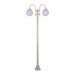Buy Post Lights Australia Lisbon Post 2 Lights Down Bracket H2380mm W820mm Beige Aluminium - 15788