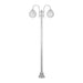 Buy Post Lights Australia Lisbon Post 2 Lights Down Bracket H2380mm W820mm White Aluminium - 15793
