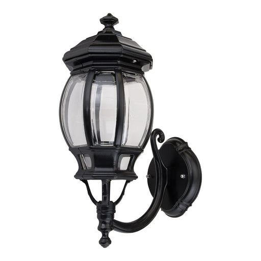 Buy Outdoor Wall Lanterns Australia Vienna Outdoor Wall Lantern Up Bracket H430mm Black Aluminium - 15957