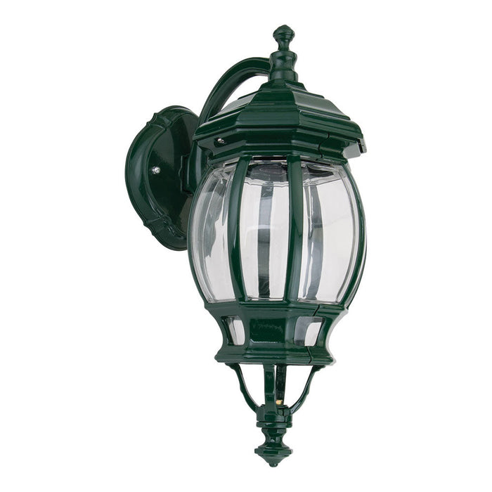 Buy Outdoor Wall Lanterns Australia Vienna Outdoor Wall Lantern Down Bracket H430mm Green Aluminium - 15965