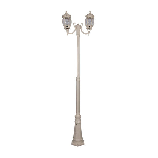 Buy Post Lights Australia Vienna Post 2 Lights H2370mm Beige Aluminium - 15968
