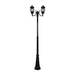 Buy Post Lights Australia Vienna Post 2 Lights H2370mm Black Aluminium - 15969