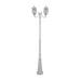 Buy Post Lights Australia Vienna Post 2 Lights H2370mm White Aluminium - 15973