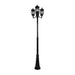 Buy Post Lights Australia Vienna Post 3 Lights H2370mm Black Aluminium - 15975