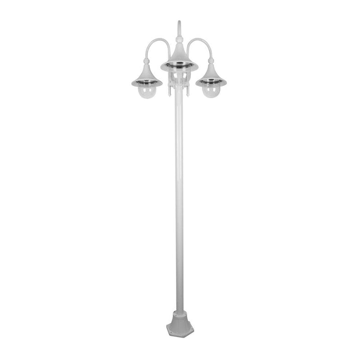 Buy Post Lights Australia Monaco Post 3 Lights H2380mm White Aluminium - 15865